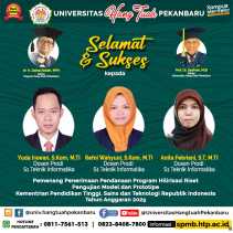 Dosen UHT Pekanbaru Raih Pendanaan Bergengsi dari Kementerian untuk Program Hilirisasi Riset