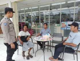 Bhabin Polsek Langgam Sosialisasikan Kesiapsiagaan Banjir dan Pilkada