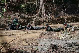 Lanud Roesmin Nurjadin Gelar Simulasi Pertahanan Hadapi Ancaman Separatis Bersenjata