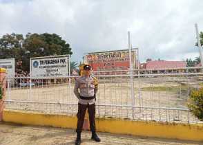 Bhabinkamtibas Ajak PPK Simpang Kanan Rohil Bersinergi Sukseskan Pemilu