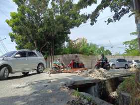 Kontraktor di Pekanbaru Rampungkan Perbaikan Kembali Drainase, Tunda Bayar Diprioritaskan Tahun ini