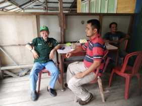 Ps Kanit Intelkam Polsek Gaung Galang Silahturahmi dengan Pengurus Parpol Peserta Pemilu 2024