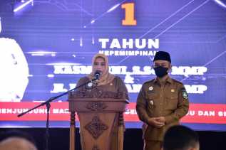 Satu Tahun Kepimpinan Bupati Bengkalis Kasmarni Ukir berbagai Prestasi 