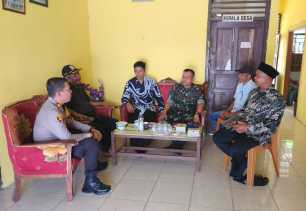 Kapolsek Kempas Bersama Forkopimcam Jaga Kondusifitas Masa Kampanye
