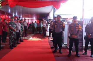 Polres Inhil Amankan Proses Tahapan Pencabutan Nomor Urut Paslon