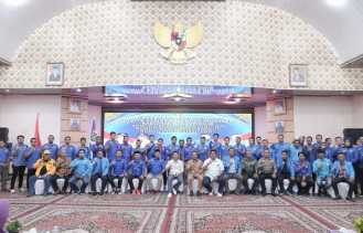 Bupati Afrizal Sintong Hadiri MUSDA Ke-VII KNPI Rohil 2023