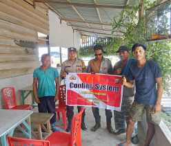 Kapolsek Rimba Melintang Ajak Buruh SPSI Jaga Kondusivitas Jelang Pilkada Rokan Hilir