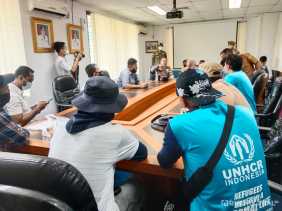 Lagi, Imigran Afganistan Geruduk DPRD Riau