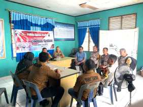 Polsek Bukit Kapur Pastikan Warga Terdaftar dalam DPT Jelang Pemilu