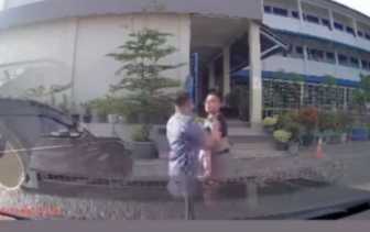 Polisi Selidiki Kasus Penganiayaan Pejalan Kaki Menggendong Balita di Depan As-Shofa Pekanbaru