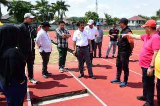 Perbaikan Lintasan Atletik Digesa, PB Porwil Pastikan Venue Bisa Digunakan