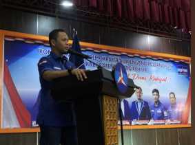 Agung Minta Kader Demokrat Inhil Gerak Cepat Menangkan AHY Capres 2024