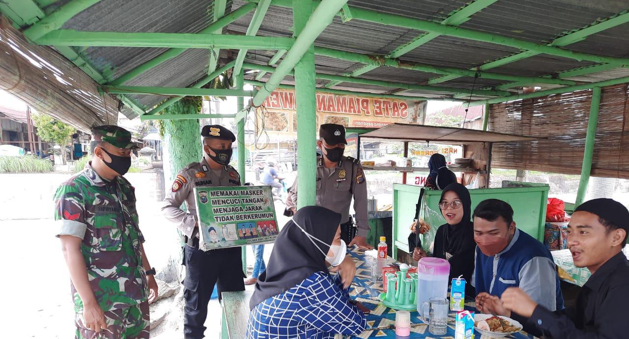 Polsek Bandar Sei Kijang Lakukan Operasi Yustisi Sasar Masyarakat yang Berkerumun