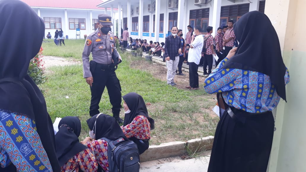 Polsek Pangkalan Lesung Kembali Lakukan Pelayanan Vaksinasi Covid-19 Terhadap Masyarakatnya