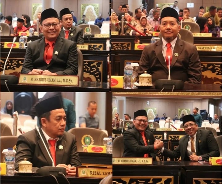 Pimpinan DPRD Riau Periode 2024-2029 Resmi Dilantik