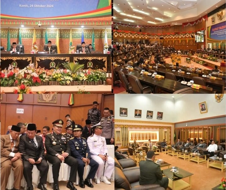 Pimpinan DPRD Riau Periode 2024-2029 Resmi Dilantik