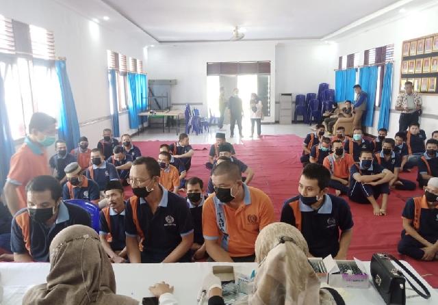 Dinas Kesehatan Inhil Gelar Aksi Simpatik dan Skrining HIV di Lapas Kelas II A Tembilahan