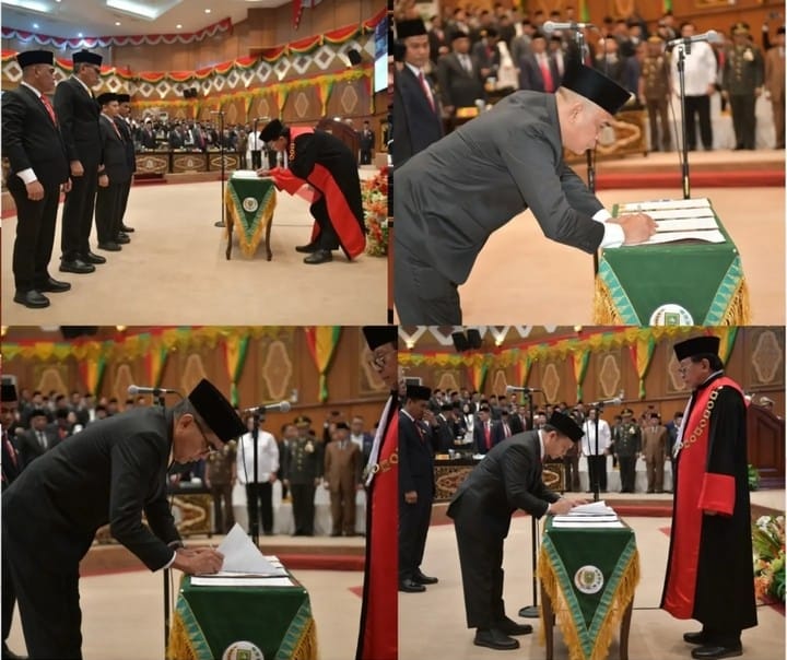 Pimpinan DPRD Riau Periode 2024-2029 Resmi Dilantik