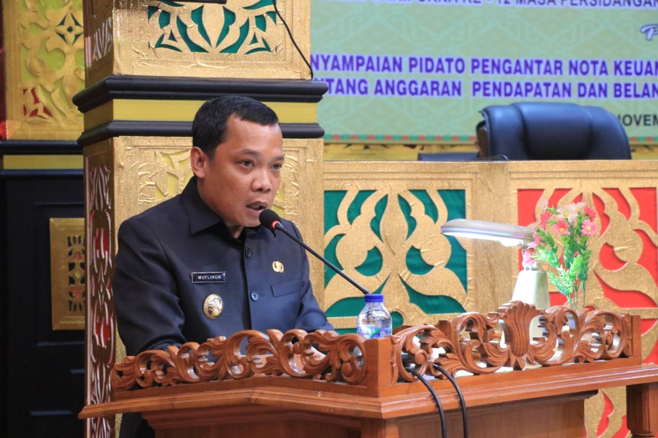 Pj Wako Sampaikan Pidato Nota Keuangan Ranperda APBD Perubahan 2023